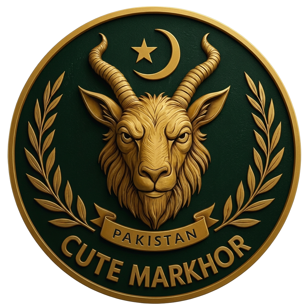 Cute Markhor emblem